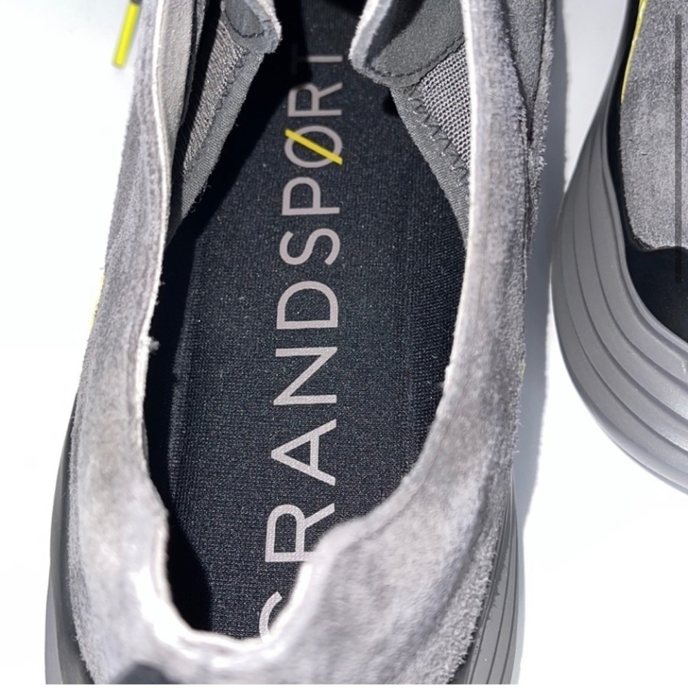 Cole Haan Mens Grandsport Size 9.5 C30758 Grey & Yellow. Never worn original box - Picture 4 of 8
